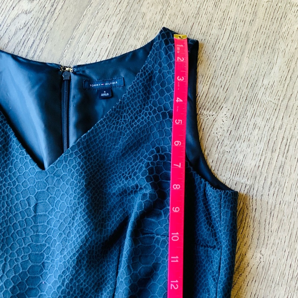 Tommy Hilfiger Navy Dress Midi Size: 6 - Picture 12 of 13